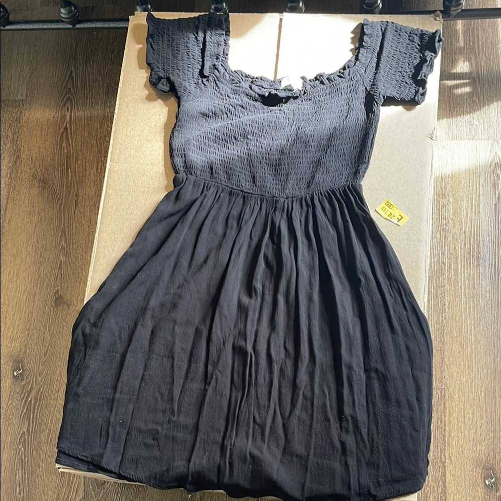 Black Smocked dress